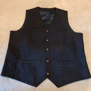 Men's Dark Gray Vest